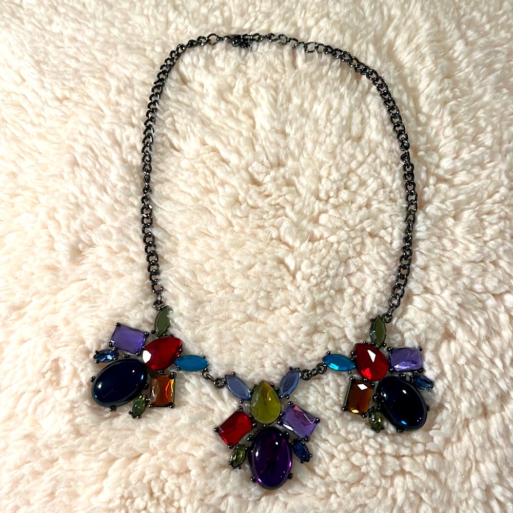 Regal Colored Statement Necklace